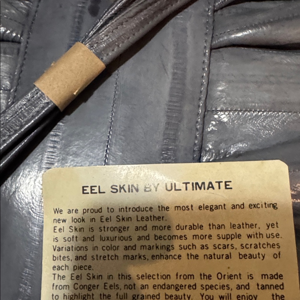 Vintage Eel skin Clutch and Wallet Set - Picture 5 of 5